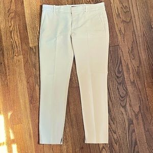 Zara tailored slim leg rankle pants